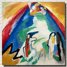 Wassily Kandinsky Fine Art Print, Abstract Composition Mountain