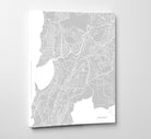 Mumbai City Street Map Print Feature Wall Art Poster