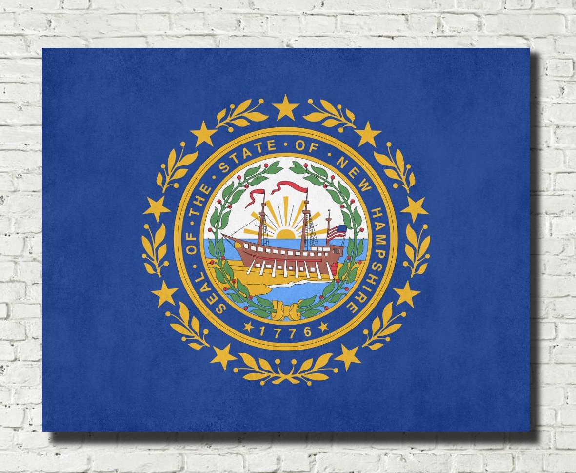 New Hampshire State Flag Print