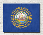 New Hampshire State Flag Print