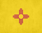 New Mexico State Flag Print