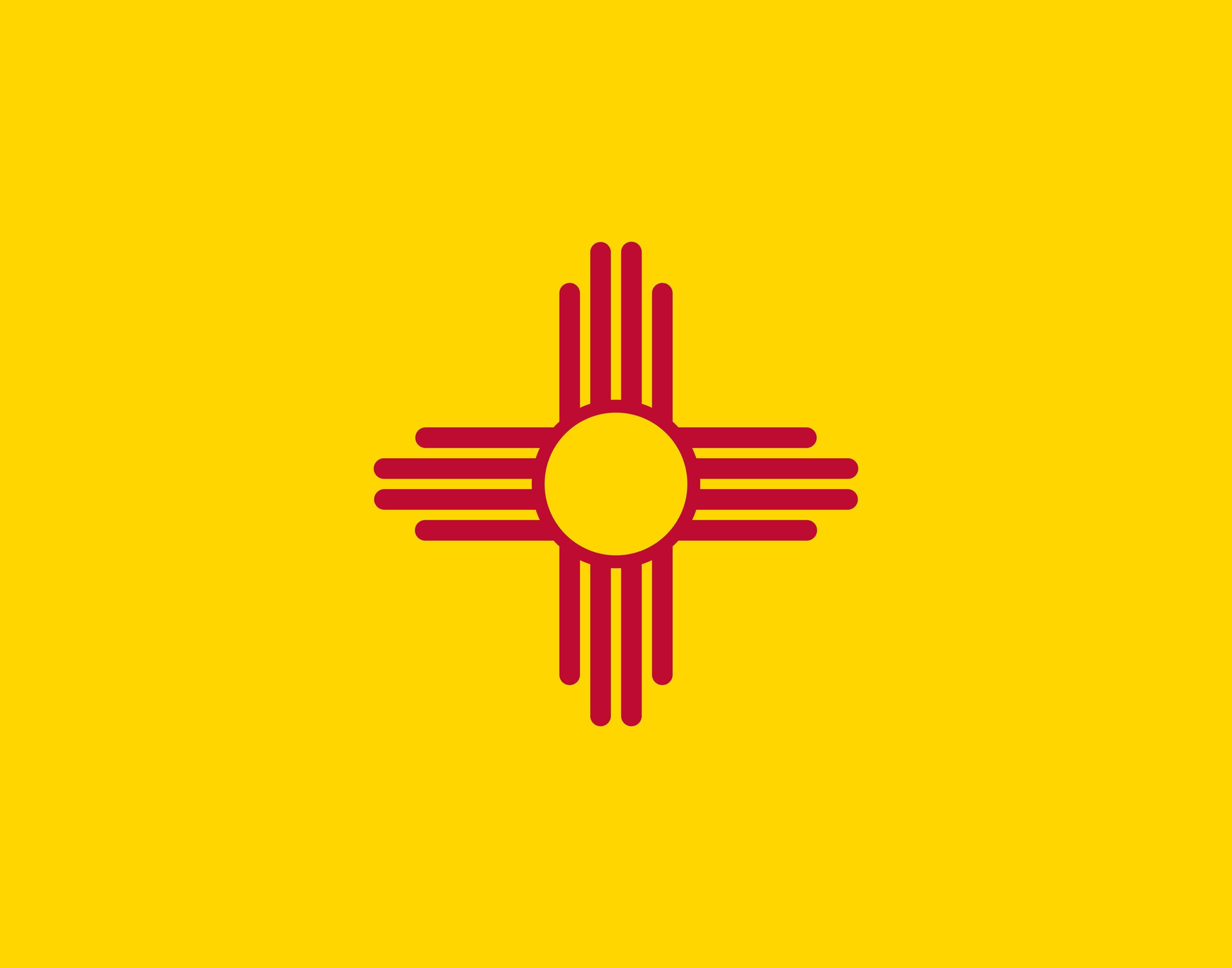 New Mexico State Flag Print