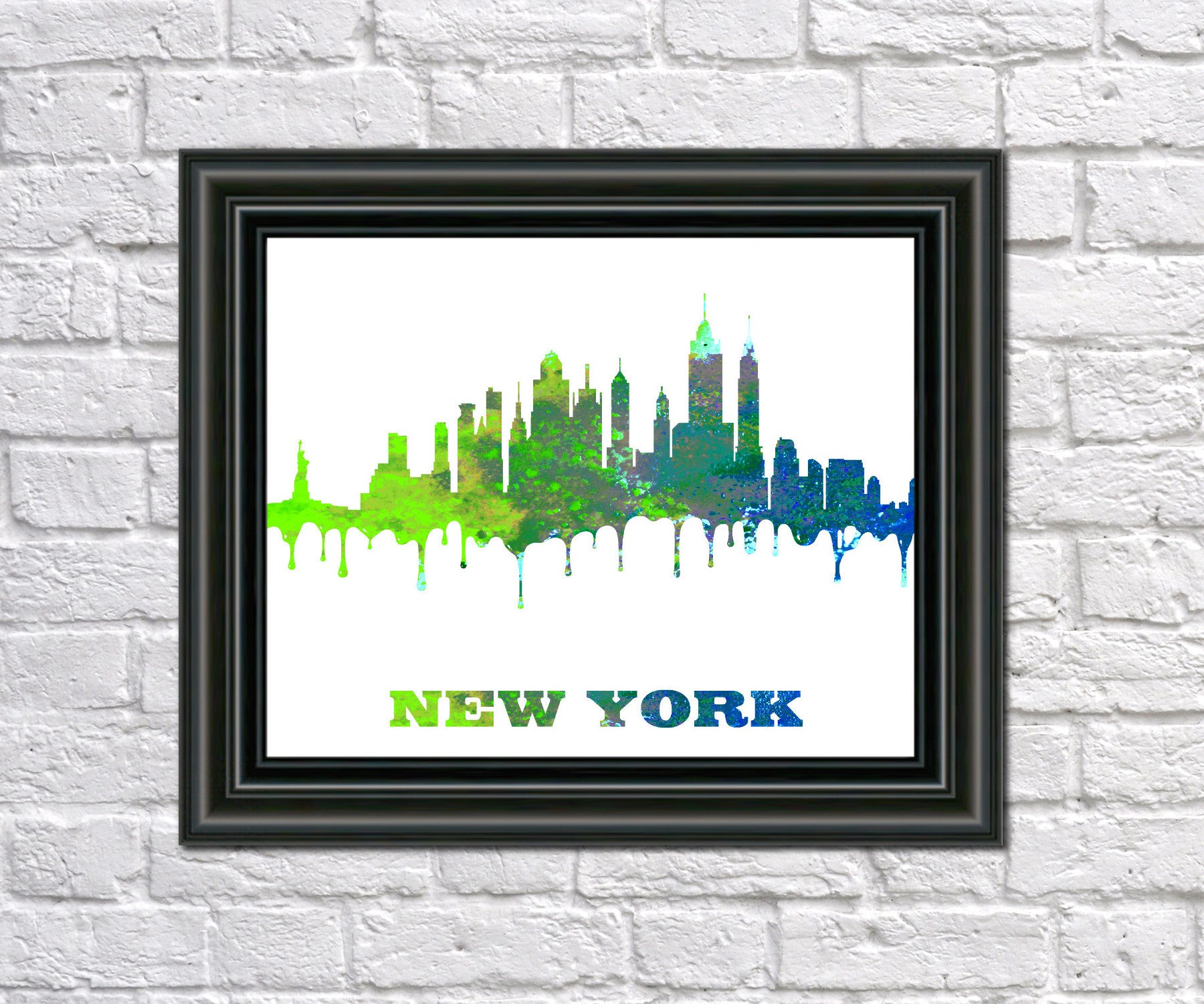 New York City Skyline Print Wall Art Poster USA - OnTrendAndFab