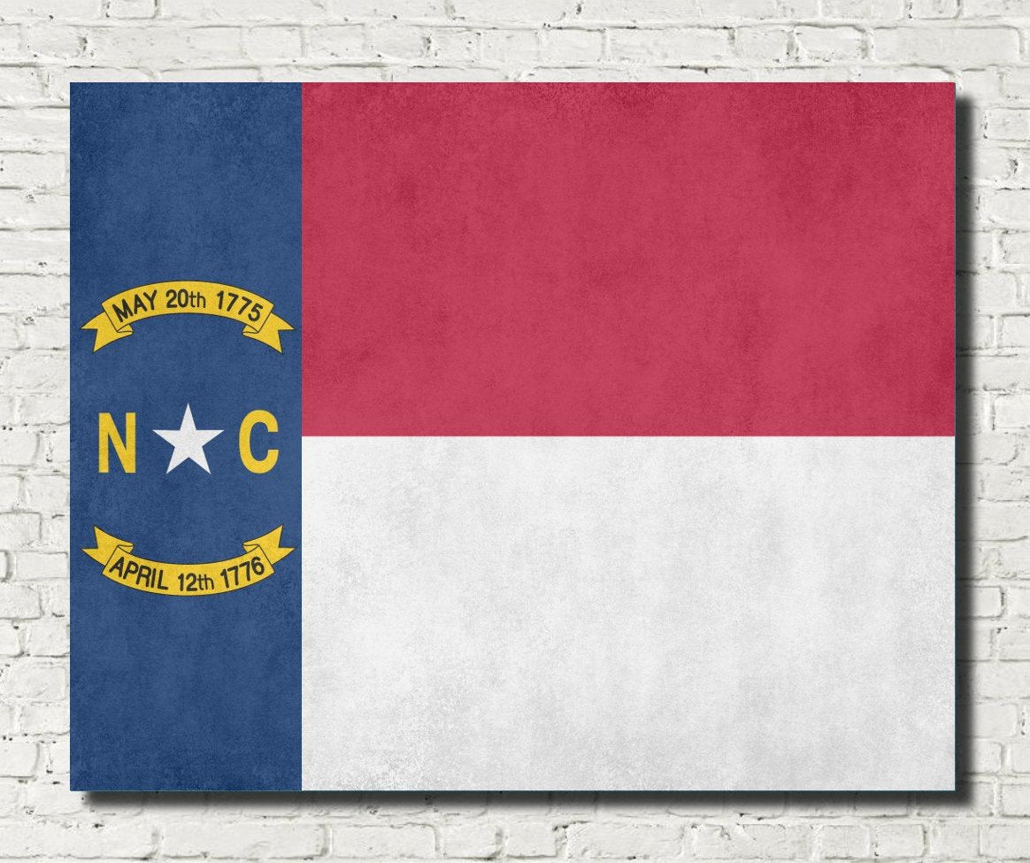North Carolina State Flag Print
