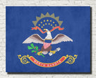 North Dakota State Flag Print