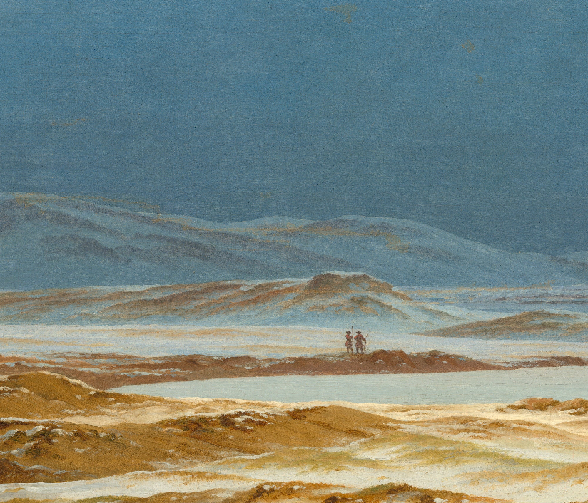 Caspar David Friedrich Fine Art Print, northern Landscape, Spring
