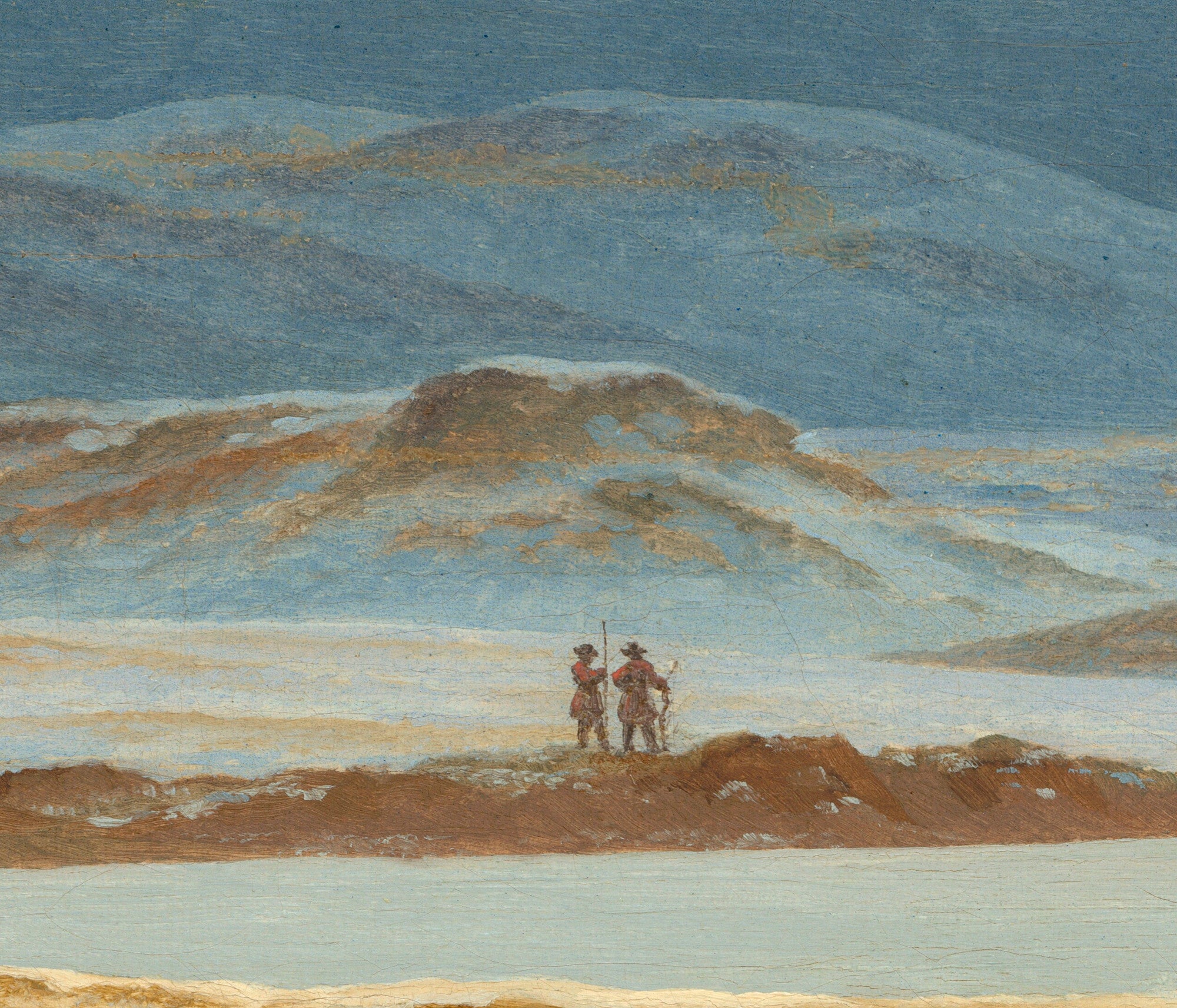 Caspar David Friedrich Fine Art Print, northern Landscape, Spring