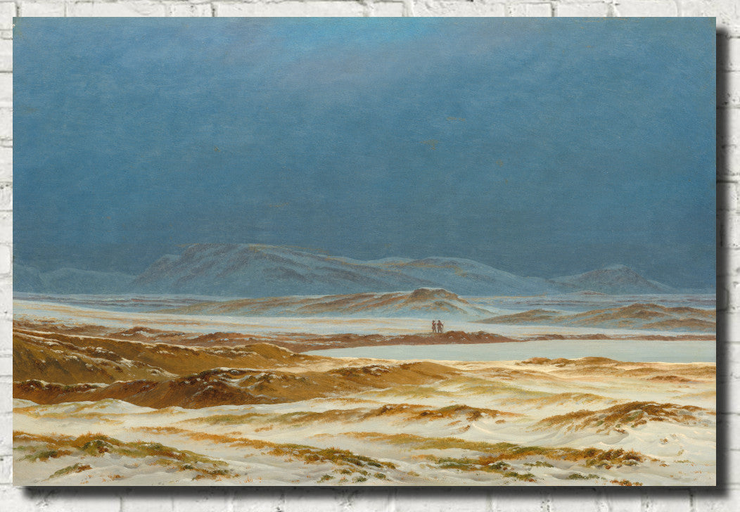 Caspar David Friedrich Fine Art Print, northern Landscape, Spring