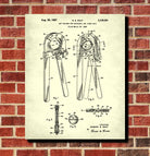 Nut Crackers Patent Print Cafe Blueprint Kitchen Decor