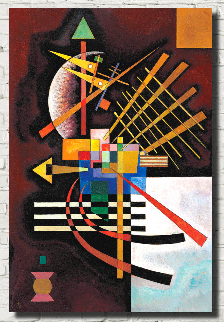 Wassily Kandinsky Fine Art Print, Top Left Abstract