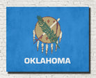 Oklahoma State Flag Print
