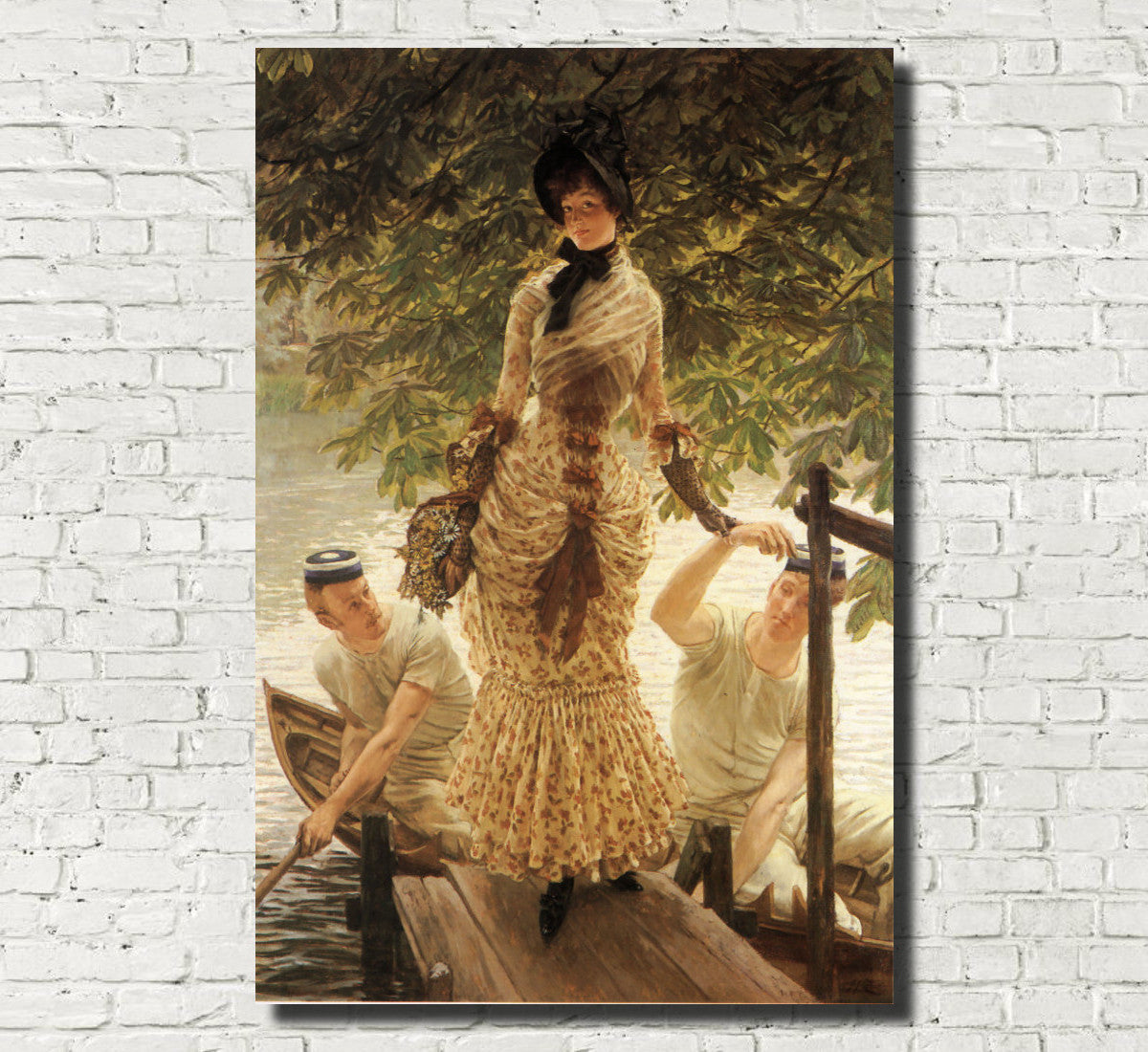 James Tissot Fine Art Print: On the Thames