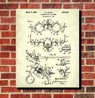 Optometrist Blueprint Eye Doctor Patent Print Optician Poster