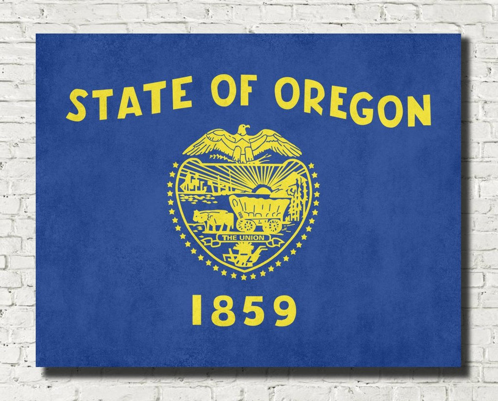 Oregon State Flag Print