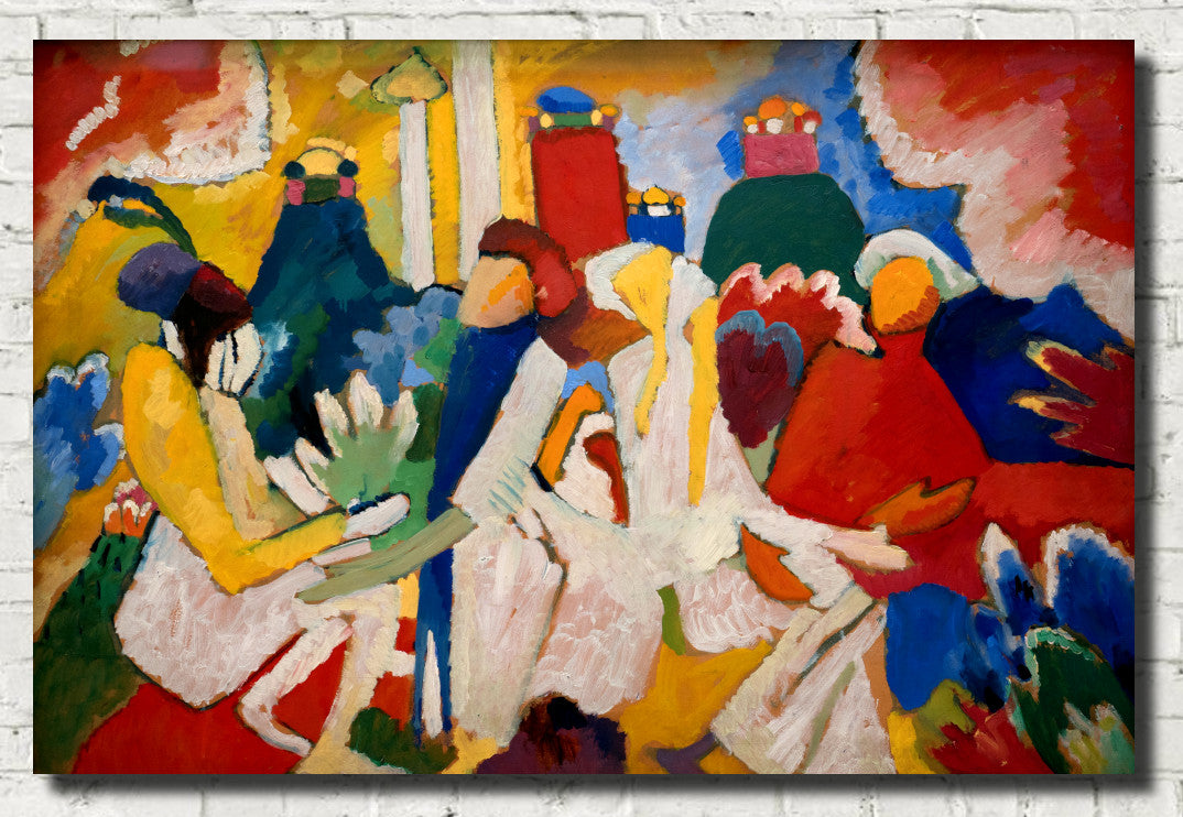 Wassily Kandinsky Fine Art Print, Oriental