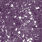Orlando, Florida City Street Map Print Custom Wall Map