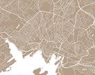 Oslo City Street Map Print Modern Art Poster Home Decor - OnTrendAndFab
