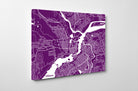 Ottawa City Street Map Print Feature Wall Art Poster