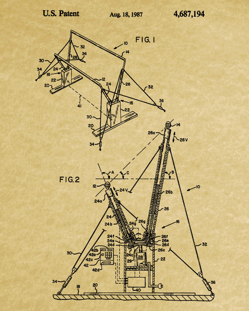 Gymnastics Bars Poster Parallel Bars Gymnast Patent Print