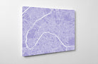 Paris City Street Map Print Feature Wall Art Poster