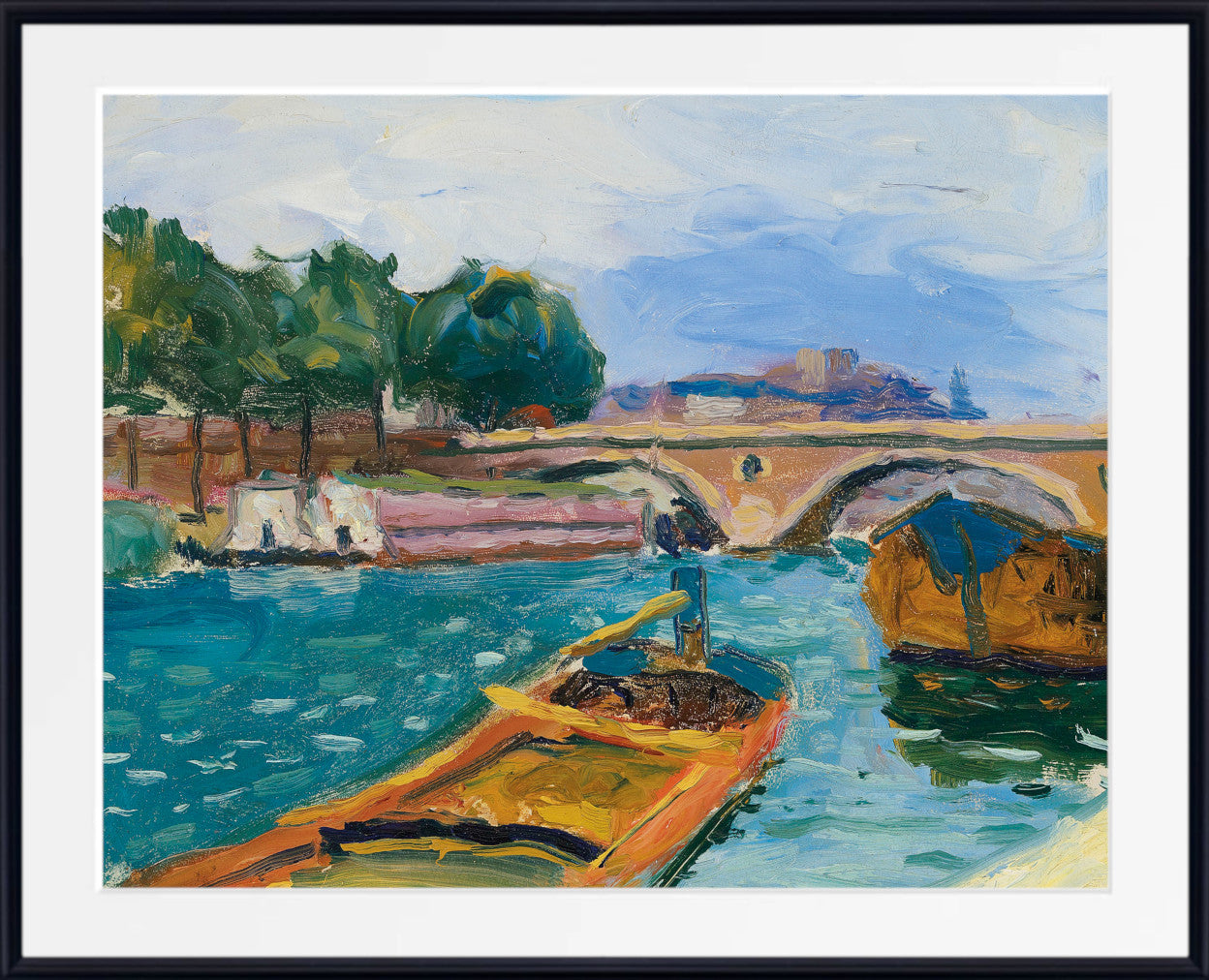 Bridge over the Seine, Albert Marquet, Paris Landscape
