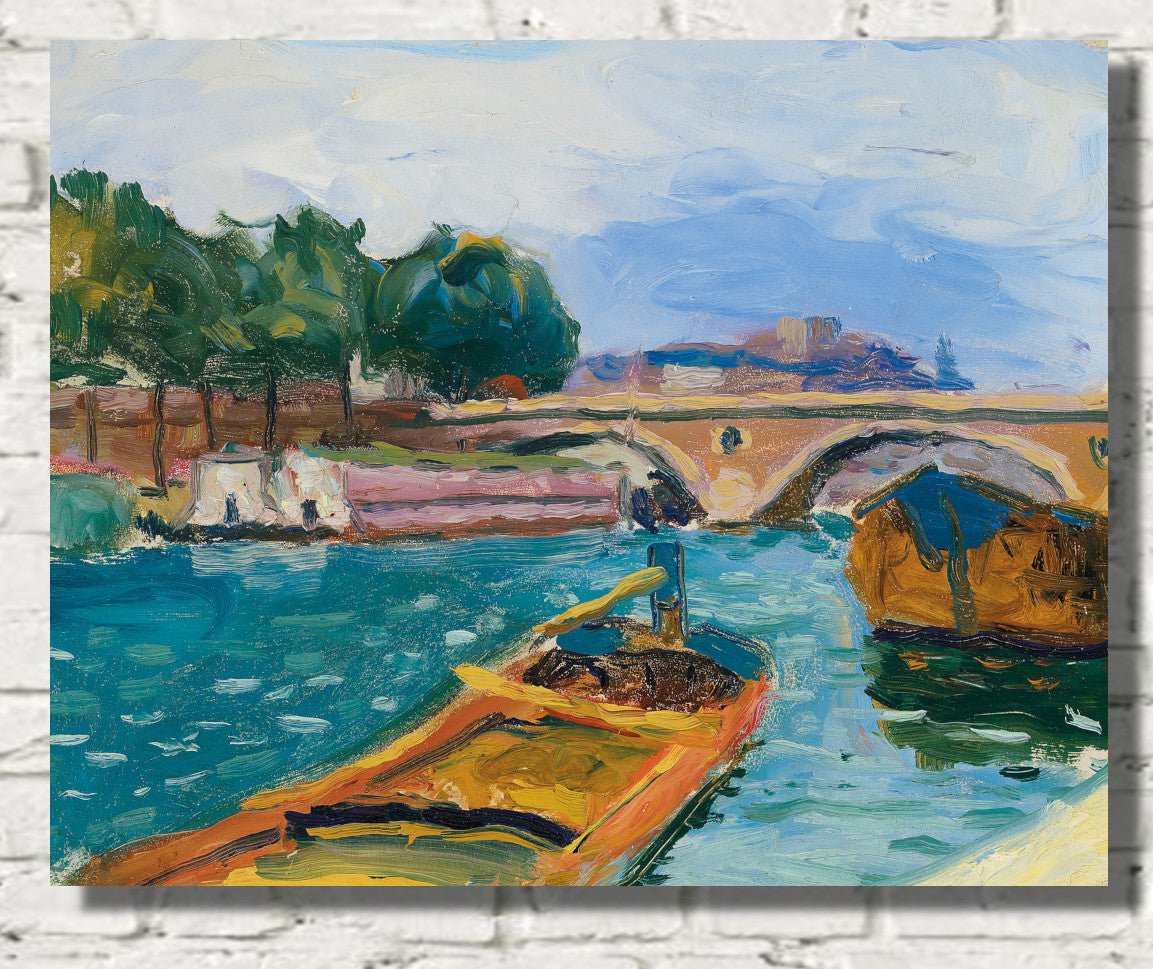Bridge over the Seine, Albert Marquet, Paris Landscape