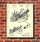 Copy of Farm Equipment Patent Print, Peanut Digger Poster