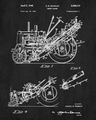 Copy of Farm Equipment Patent Print, Peanut Digger Poster