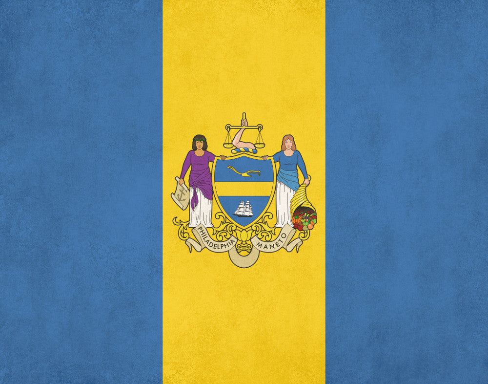 Philadelphia Pennsylvania City Flag Print