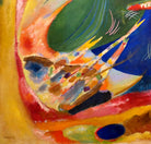 Wassily Kandinsky Fine Art Print, Abstract Composition Picture with 3 Spots