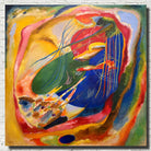 Wassily Kandinsky Fine Art Print, Abstract Composition Picture with 3 Spots
