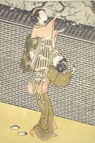 Suzuki Harunobu, Japanese Art Print : Plucking a Branch