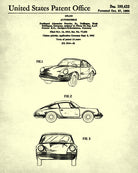 Porsche Patent Print Sports Car Wall Art Poster - OnTrendAndFab