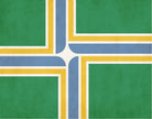 Portland Oregon City Flag Print