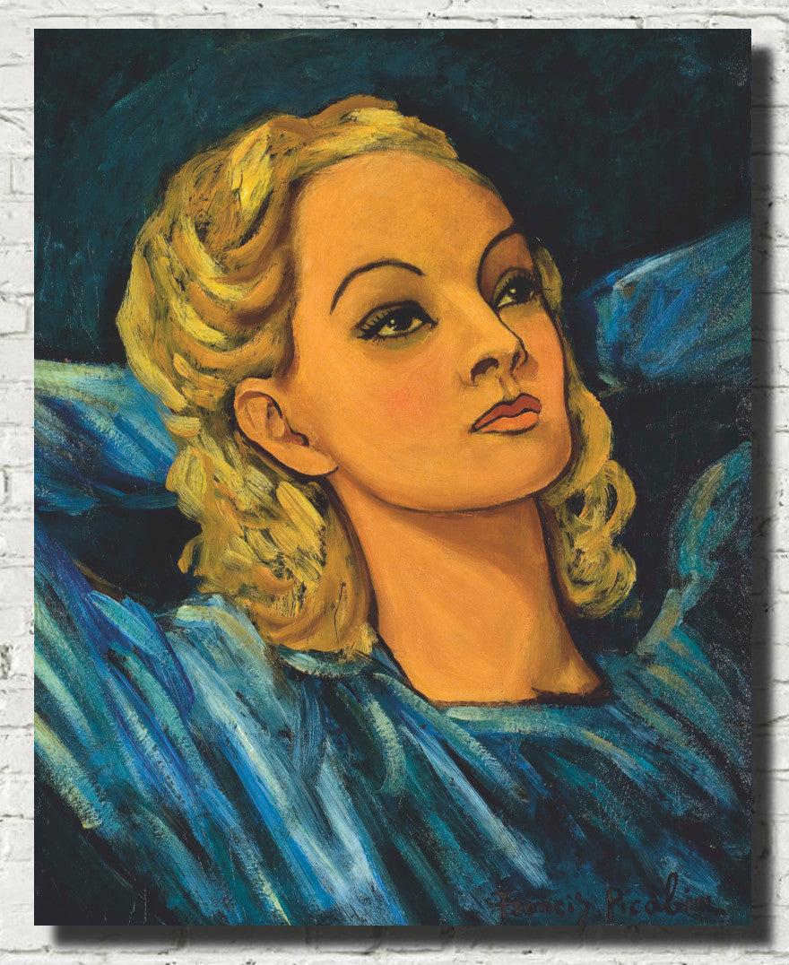 Portrait of a Blonde, Francis Picabia Abstract Fine Art Print