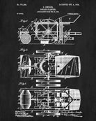 Farm Equipment Patent Print, Potato Planter Poster