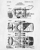 Farm Equipment Patent Print, Potato Planter Poster