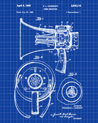 Megaphone Patent Print Man Cave Poster Sport Blueprint