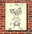 Printing Press Patent Print Publishing Poster