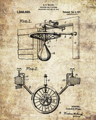 Boxing Poster  Punch Bag Patent Print Sports Wall Art