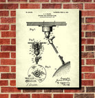 Boxing Punch Bag Patent Print Sports Wall Art Poster