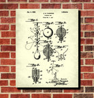 Boxing Poster, Punch Bag Patent Print Sports Wall Art