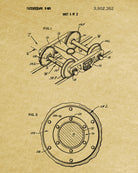 Train Axle Set Patent Print Railway Poster Railroad Decor