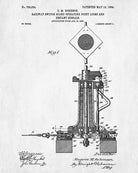 Railway Patent Print Railroad Signal Train Poster