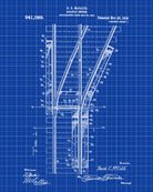 Railroad Patent Print Railway Points Switch Train Poster