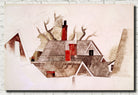 Charles Demuth Fine Art Print, Red Chimneys