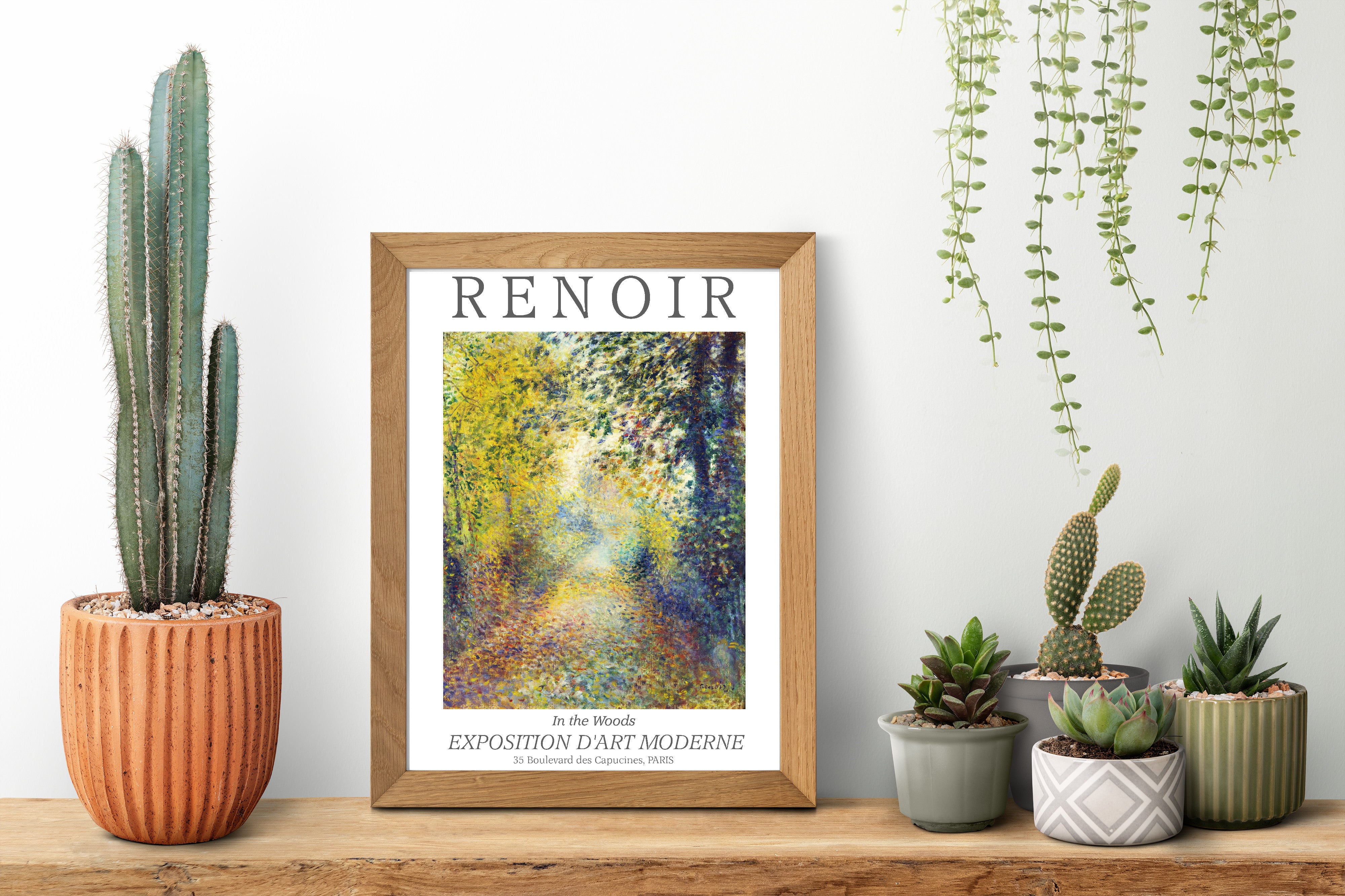 Renoir Exhibition Poster, In The Woods