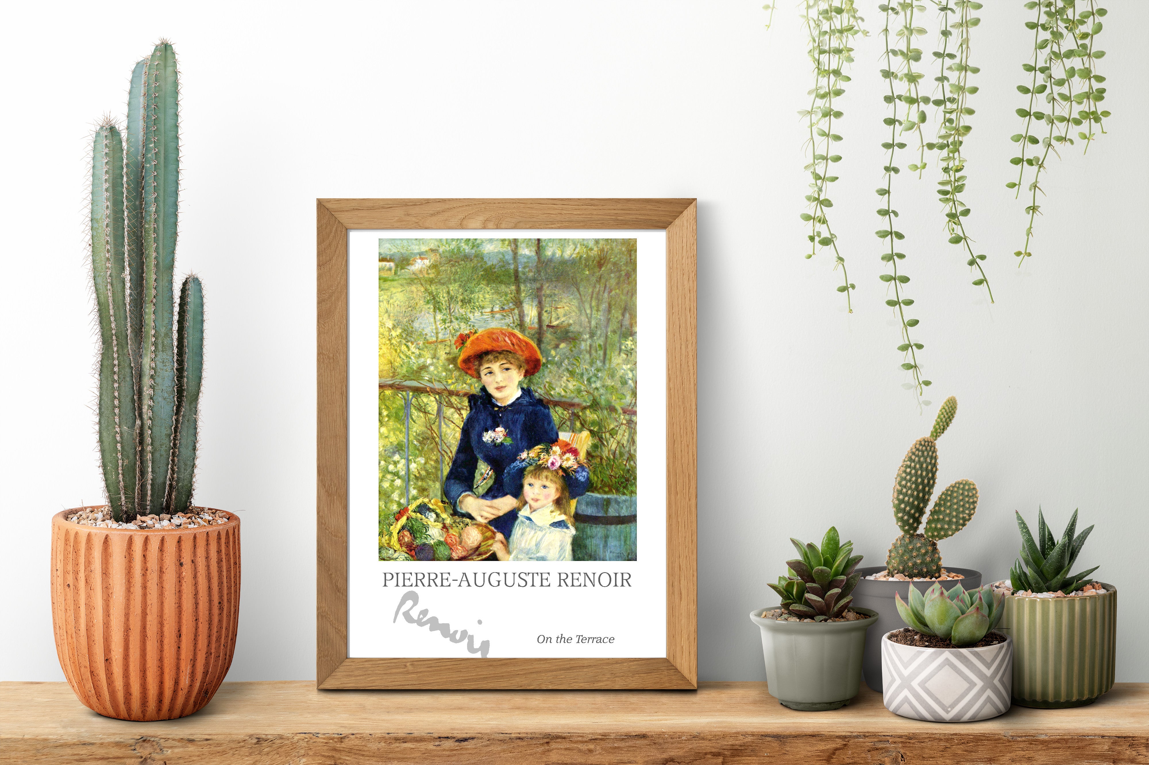 Renoir Exhibition Poster, On the Terrace