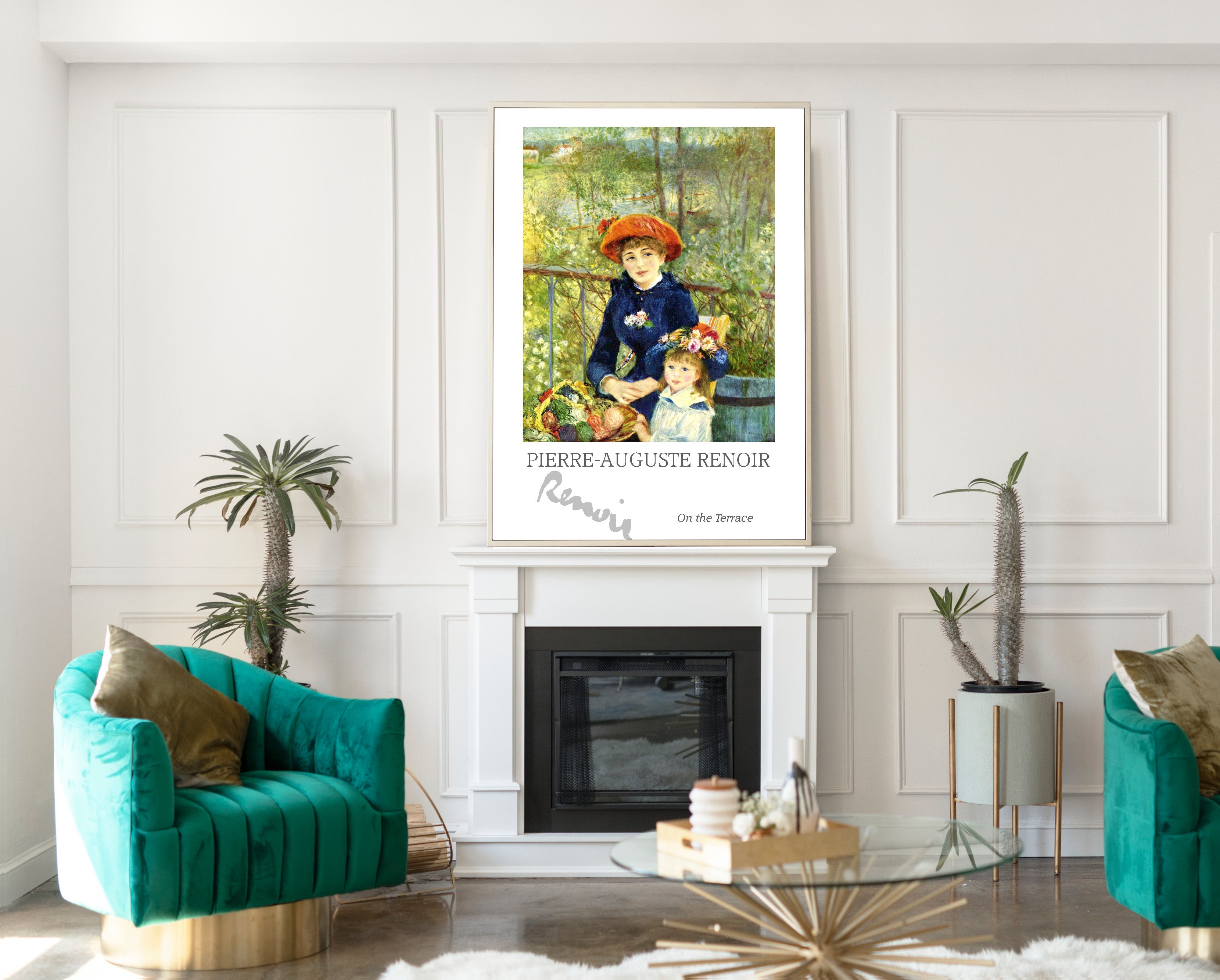 Renoir Exhibition Poster, On the Terrace