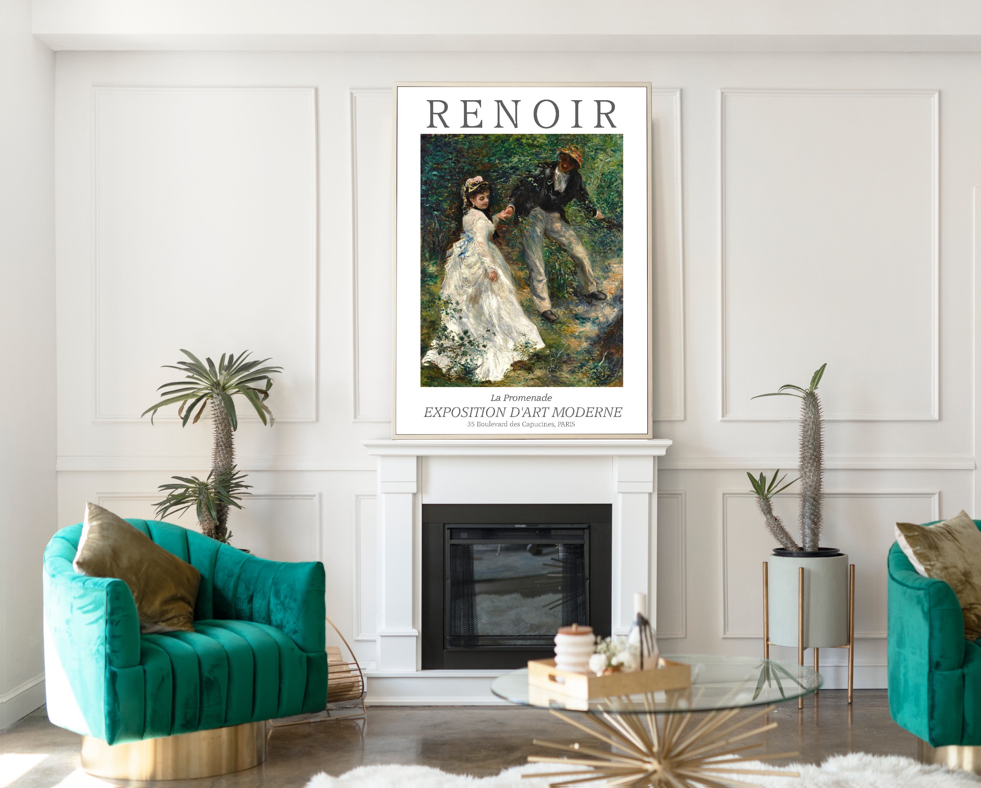 Renoir Exhibition Poster, The Promenade